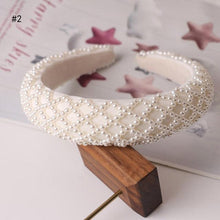 Load image into Gallery viewer, Hair Hoop women hairbands Sweet Headbands for Women Beaded Pearl Headbands Hair Accessories Gorgeous Hair Accessories For Women