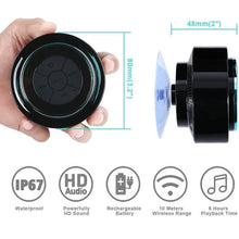 Load image into Gallery viewer, HAISSKY Portable Wireless Waterproof Speaker with FM Radio & Suction Cup