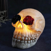 Load image into Gallery viewer, Halloween Resin Skull LED Night Light Decorative Light