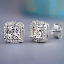 Load image into Gallery viewer, Halo Diamond Stud Earrings