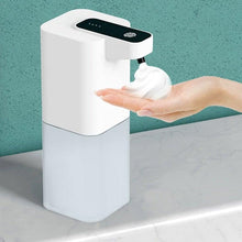 Load image into Gallery viewer, Hand Foam Liquid Soap Dispenser Automatic Soap Dispensers For Bathroom Touchless Dish Soap Dispenser Electric Hand Free Automatic Foaming Hand Soap Dispenser Touchless Soap Dispenser USB Rechargeable Automatic Soap Dispenser For Bathroom Kitchen