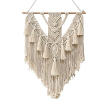 Load image into Gallery viewer, Hand Woven Lace Wall Hanging Bohemian Boho Art Decor