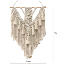 Load image into Gallery viewer, Hand Woven Lace Wall Hanging Bohemian Boho Art Decor