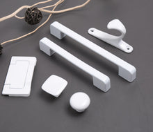 Load image into Gallery viewer, Handles Drawer Cabinet Furniture Kitchen Handles For Cabinet Knob Door Drawer Furniture Kitchen Knob Simplicity White Stainless Steel Hollow Tube Bar Drawer Pulls Cupboard Knob For Kitchen Furniture Hardware