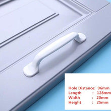 Load image into Gallery viewer, Handles Drawer Cabinet Furniture Kitchen Handles For Cabinet Knob Door Drawer Furniture Kitchen Knob Simplicity White Stainless Steel Hollow Tube Bar Drawer Pulls Cupboard Knob For Kitchen Furniture Hardware
