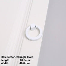 Load image into Gallery viewer, Handles Drawer Cabinet Furniture Kitchen Handles For Cabinet Knob Door Drawer Furniture Kitchen Knob Simplicity White Stainless Steel Hollow Tube Bar Drawer Pulls Cupboard Knob For Kitchen Furniture Hardware