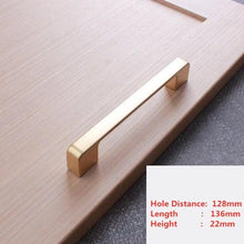 Load image into Gallery viewer, Handles Drawer Cabinet Furniture Kitchen Handles For Cabinet Knob Door Drawer Furniture Kitchen Pearl Golden Simplicity Hardware Pull Handles Modern Style T Bar Kitchen Cabinet Hardware Pulls