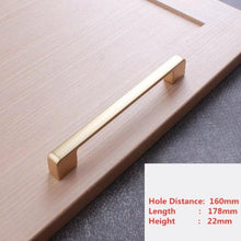 Load image into Gallery viewer, Handles Drawer Cabinet Furniture Kitchen Handles For Cabinet Knob Door Drawer Furniture Kitchen Pearl Golden Simplicity Hardware Pull Handles Modern Style T Bar Kitchen Cabinet Hardware Pulls