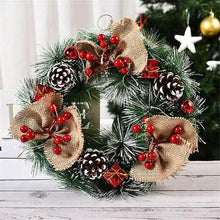 Load image into Gallery viewer, Handmade Christmas Decorative Wreaths