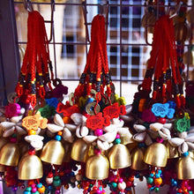 Load image into Gallery viewer, Handmade Copper Wind Chimes Hanging Ethnic Wind Bronze Bell Wood Fish Pendant Mobile Wind Chime Home Garden Outdoor Living Decoration Wind Bells Handmade Pendants For Birthday Gift & Home Decors