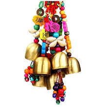 Load image into Gallery viewer, Handmade Copper Wind Chimes Hanging Ethnic Wind Bronze Bell Wood Fish Pendant Mobile Wind Chime Home Garden Outdoor Living Decoration Wind Bells Handmade Pendants For Birthday Gift & Home Decors