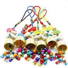 Load image into Gallery viewer, Handmade Copper Wind Chimes Hanging Ethnic Wind Bronze Bell Wood Fish Pendant Mobile Wind Chime Home Garden Outdoor Living Decoration Wind Bells Handmade Pendants For Birthday Gift & Home Decors