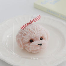 Load image into Gallery viewer, Handmade Scented Candles Creative Teddy Dog Candles Cute Bear Birthday Candles Bear Shaped Cool Candles Scented Funky Candles Aesthetic Candles Birthday Cake Decoration Cake Topper Decor For Baby ShoweAromatherapy Teddy Bear Shape Candle Gift