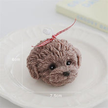 Load image into Gallery viewer, Handmade Scented Candles Creative Teddy Dog Candles Cute Bear Birthday Candles Bear Shaped Cool Candles Scented Funky Candles Aesthetic Candles Birthday Cake Decoration Cake Topper Decor For Baby ShoweAromatherapy Teddy Bear Shape Candle Gift