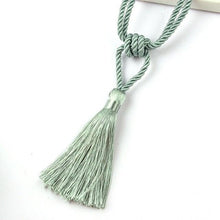 Load image into Gallery viewer, Handmade Tassel Curtain Tieback Room Accessories Gold Curtain Buckle Rope Home Decoration Holdback Window Fringe Curtain Tiebacks Hand-Woven Holdbacks Home Decorative Tassels Tiebacks