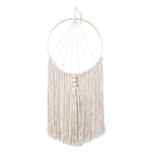 Load image into Gallery viewer, Handmade Wall Art Home Wall Decor Woven Hanging Tapestry Tassel Wind Chimes Wall Hanging Ornaments Hand Macrame Wall For Wall Wedding Living Room Gallery Patio Apartment Yard Decor