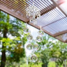 Load image into Gallery viewer, Hanging Crystal With Ball Prism Rainbow Maker Tree of Life Decor For Garden Window Rainbow Maker with Chain for Easy Hanging Outdoor Home Kids Room Window