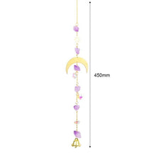 Load image into Gallery viewer, Hanging Sun Catcher Moon Light With Chain Pendant Ornament Crystal Balls Catcher Wind-chime Rainbow Maker Crystal Hanging Window Curtain Chandelier Outdoor Garden Home Decor Christmas Day Party Wedding Decoration