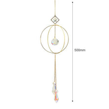 Load image into Gallery viewer, Hanging Sun Catcher Moon Light With Chain Pendant Ornament Crystal Balls Catcher Wind-chime Rainbow Maker Crystal Hanging Window Curtain Chandelier Outdoor Garden Home Decor Christmas Day Party Wedding Decoration