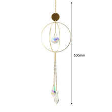 Load image into Gallery viewer, Hanging Sun Catcher Moon Light With Chain Pendant Ornament Crystal Balls Catcher Wind-chime Rainbow Maker Crystal Hanging Window Curtain Chandelier Outdoor Garden Home Decor Christmas Day Party Wedding Decoration