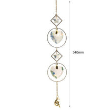 Load image into Gallery viewer, Hanging Sun Catcher Moon Light With Chain Pendant Ornament Crystal Balls Catcher Wind-chime Rainbow Maker Crystal Hanging Window Curtain Chandelier Outdoor Garden Home Decor Christmas Day Party Wedding Decoration