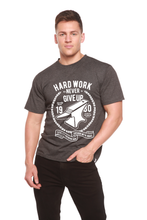 Load image into Gallery viewer, Hard Work Anvil Men's Bamboo Viscose/Organic Cotton Short Sleeve Graphic T-Shirt