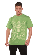 Load image into Gallery viewer, Hard Worker Men's Bamboo Viscose/Organic Cotton Short Sleeve Graphic T-Shirt