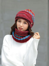 Load image into Gallery viewer, Hat Winter Mask balaclava Hat for girls Scarf Thick Warm Fleece Inside Knitted Hat Thick Mask Warm Full Face Scarf Winter Hats Hiking Face Scarf Balaclava Helmet Liner Cap Soft Sport Reusable Headgear Winter Fishing Warm Mask