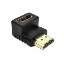 Load image into Gallery viewer, HDMI Compatible 90 Degree Right Angle Adapter HDMI 270 Degree HDMI Gold Plated HDMI 2.0 Male To Female Adapter Connector HDMI Cable Extender 3D 4K Supported