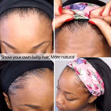 Load image into Gallery viewer, Headband Wigs Synthetic Straight Short Bob Synthetic Wig for Black Women Easy to Wear Wigs For Black Women Cosplay Wigs For Women Gifts for girlfriends