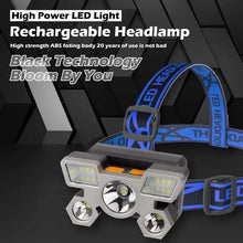 Load image into Gallery viewer, Headlamp With Built In Battery USB Rechargeable