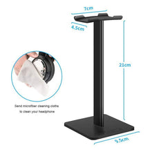 Load image into Gallery viewer, Headphone Stand with Aluminum Supporting Bar Flexible Headrest