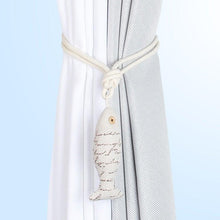 Load image into Gallery viewer, Heart Magnetic Curtain Tiebacks Room Curtains Buckle Holder Decor Clip For Home Decoration Accessories Magnet Tieback Clips Lovely Heart Shape Curtain Tiebacks Natural Cotton Linen Rope Window Curtain Buckle Kids Room Drapes Holder Decor