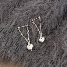 Load image into Gallery viewer, Heart-Shaped Dangle Earrings