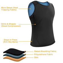 Load image into Gallery viewer, Heat Trapping Pullover Sweat Gym Vest