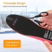 Load image into Gallery viewer, Heated Insoles Electric Heated Foot Warmer