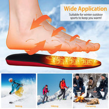 Load image into Gallery viewer, Heated Insoles Electric Heated Foot Warmer