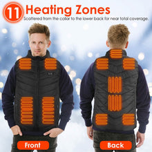 Load image into Gallery viewer, Heated Vest Electric USB Jacket with 3 Temperature Levels