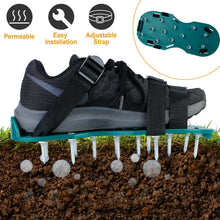 Load image into Gallery viewer, Heavy Duty Lawn Aerator Shoes with Adjustable Straps