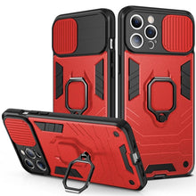 Load image into Gallery viewer, Heavy Duty Protective Phone Case Built-in Rotating Ring Kickstand Shockproof Case Camera Protection Armor Phone Case For iPhone 13 Pro Max 12 11 XR XS Max Shockproof Bumper Ring Holder Back Cover