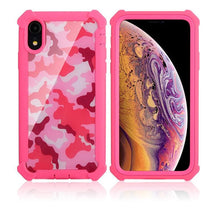 Load image into Gallery viewer, Heavy Duty Shockproof Phone Case For iPhone 14 13 12 Soft Transparent Back Cover Full-Body Clear Bumper Case with Built-in Screen Protector For iPhone