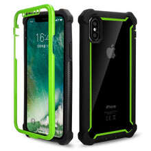 Load image into Gallery viewer, Heavy Duty Shockproof Phone Case For iPhone 14 13 12 Soft Transparent Back Cover Full-Body Clear Bumper Case with Built-in Screen Protector For iPhone