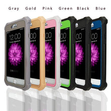 Load image into Gallery viewer, Heavy Duty Shockproof Phone Case For iPhone 14 13 12 Soft Transparent Back Cover Full-Body Clear Bumper Case with Built-in Screen Protector For iPhone