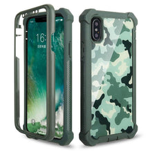 Load image into Gallery viewer, Heavy Duty Shockproof Phone Case For iPhone 14 13 12 Soft Transparent Back Cover Full-Body Clear Bumper Case with Built-in Screen Protector For iPhone