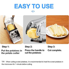 Load image into Gallery viewer, Heavy Duty Stainless Steel Potato Cutter