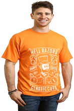 Load image into Gallery viewer, Hell Razors Men's Bamboo Viscose/Organic Cotton Short Sleeve Graphic T-Shirt