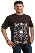 Load image into Gallery viewer, Hell Razors Men's Bamboo Viscose/Organic Cotton Short Sleeve Graphic T-Shirt