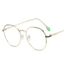 Load image into Gallery viewer, Hexagonal Eyeglasses Frame Anti Blue Ray Glasses Black Stylish Attraction Anti Blue Light Blocking Glasses For Men & Women Computer Radiation Protection Goggle Clear Lens Eyeglasses Plain Mirror For Unisex Eyewear