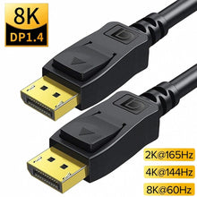 Load image into Gallery viewer, High Bandwidth 8K Display port cable to display port 4K@60Hz For PC Laptop Monitor Projector