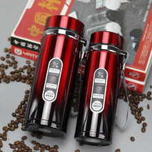 Load image into Gallery viewer, High Capacity Business Thermos Mug Stainless Steel Insulated Water Bottle Portable Vacuum Flask For Office Tea Mugs Vacuum Insulated Coffee Mug Spill Proof With Stainless Steel Travel Mugs Gift For Women Men